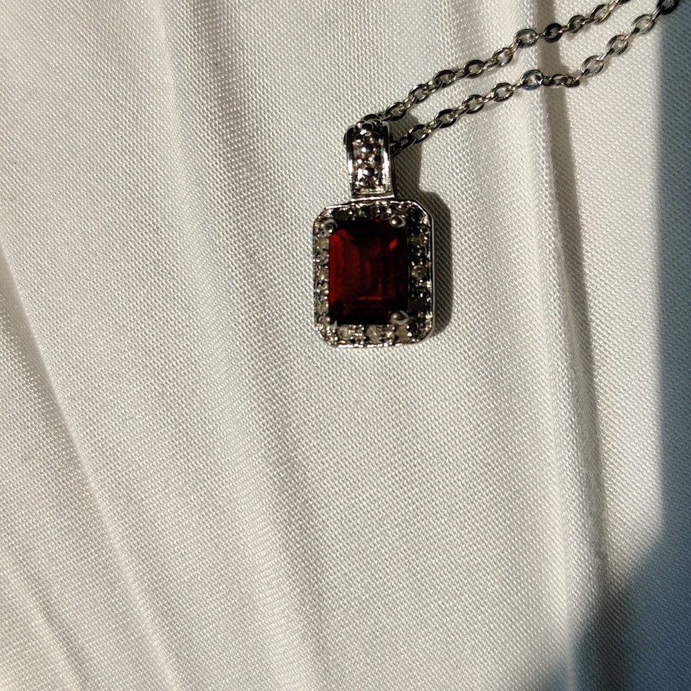 Garnet necklace